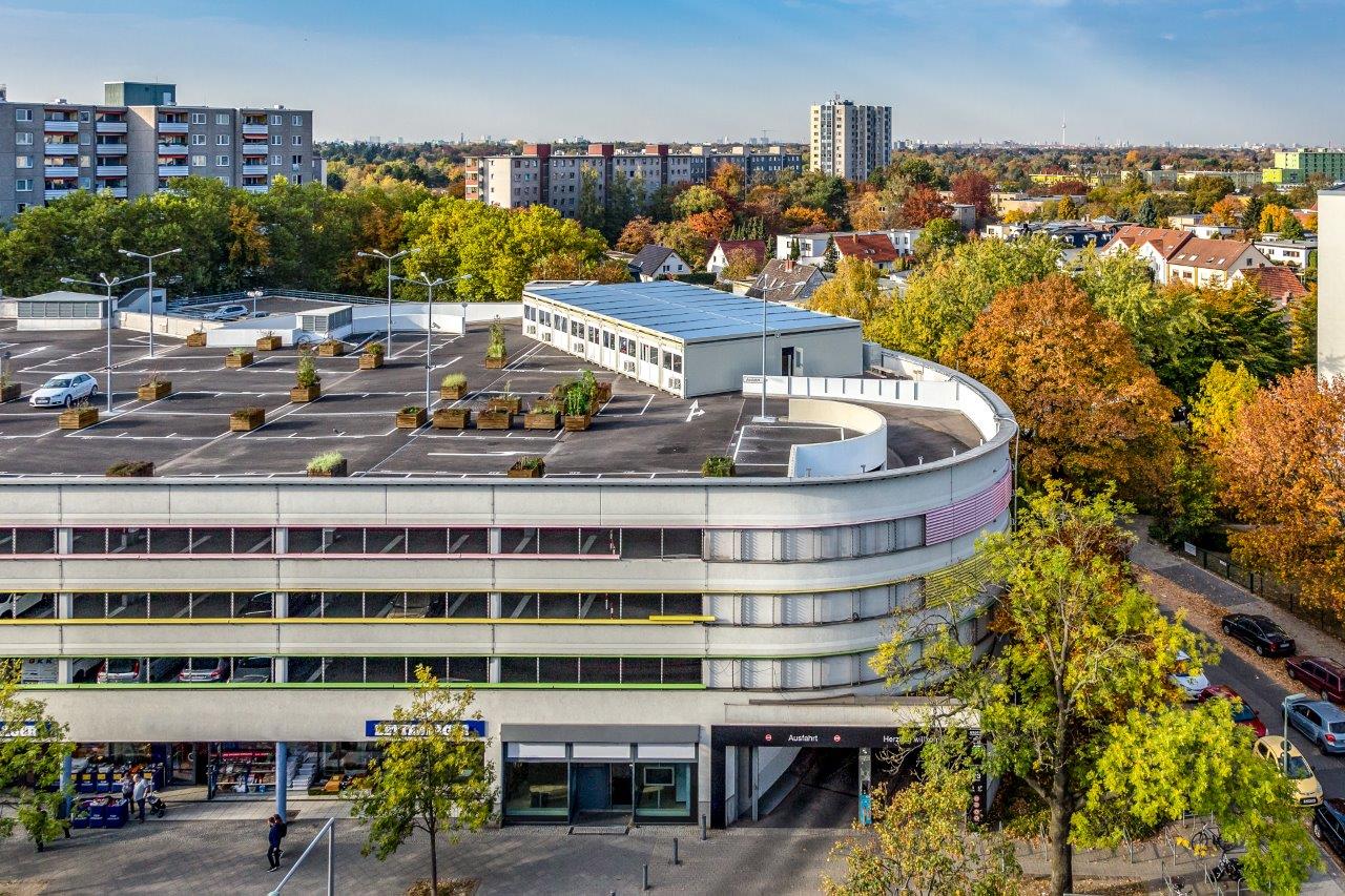 ELA Gropius Passagen Berlin ELA Container - Containeranlage Gropius Passagen Berlin Luftansicht