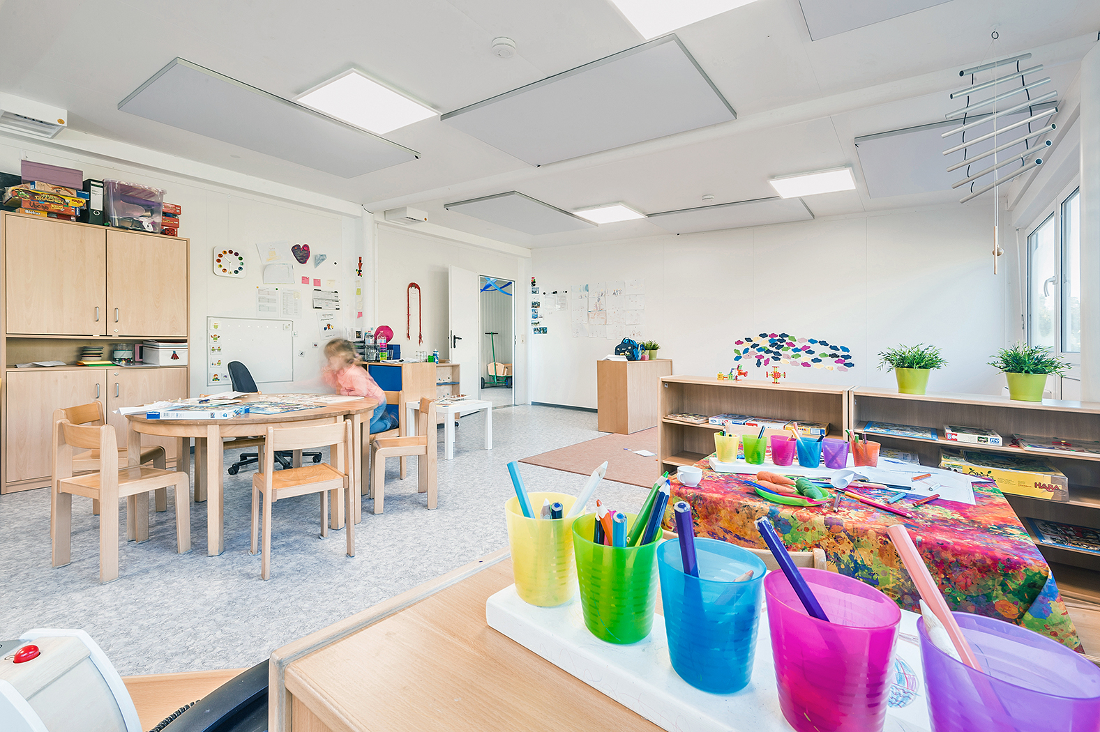 Kindergarten aus Container in Salzbergen Gruppenraum
