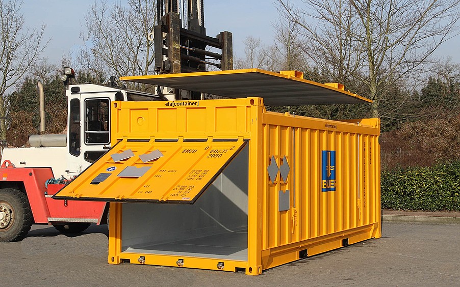 Sondereinsatz für ELA Container ELA Container - Spezialcontainer im Einsatz