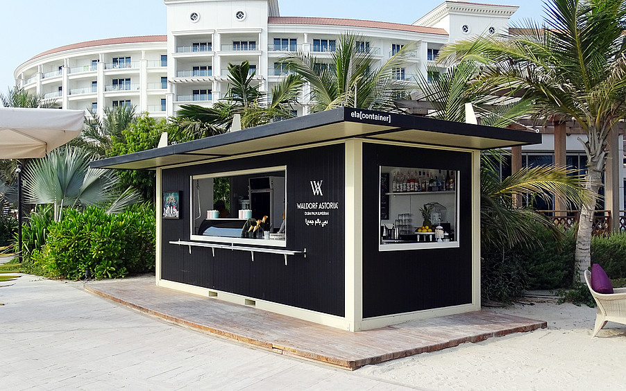 Luxushotel in Dubai setzt auf ELA Container ELA Container - Eisverkauf aus ELA Container in Dubai
