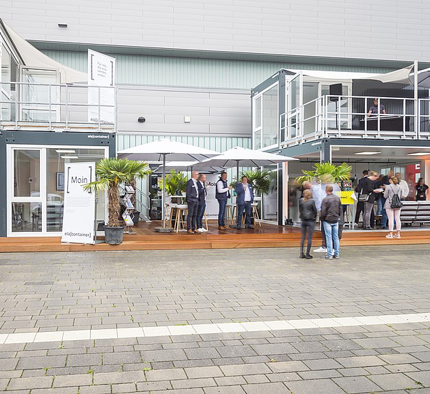 ELA Container - Messeauftritt mit Containeranlage