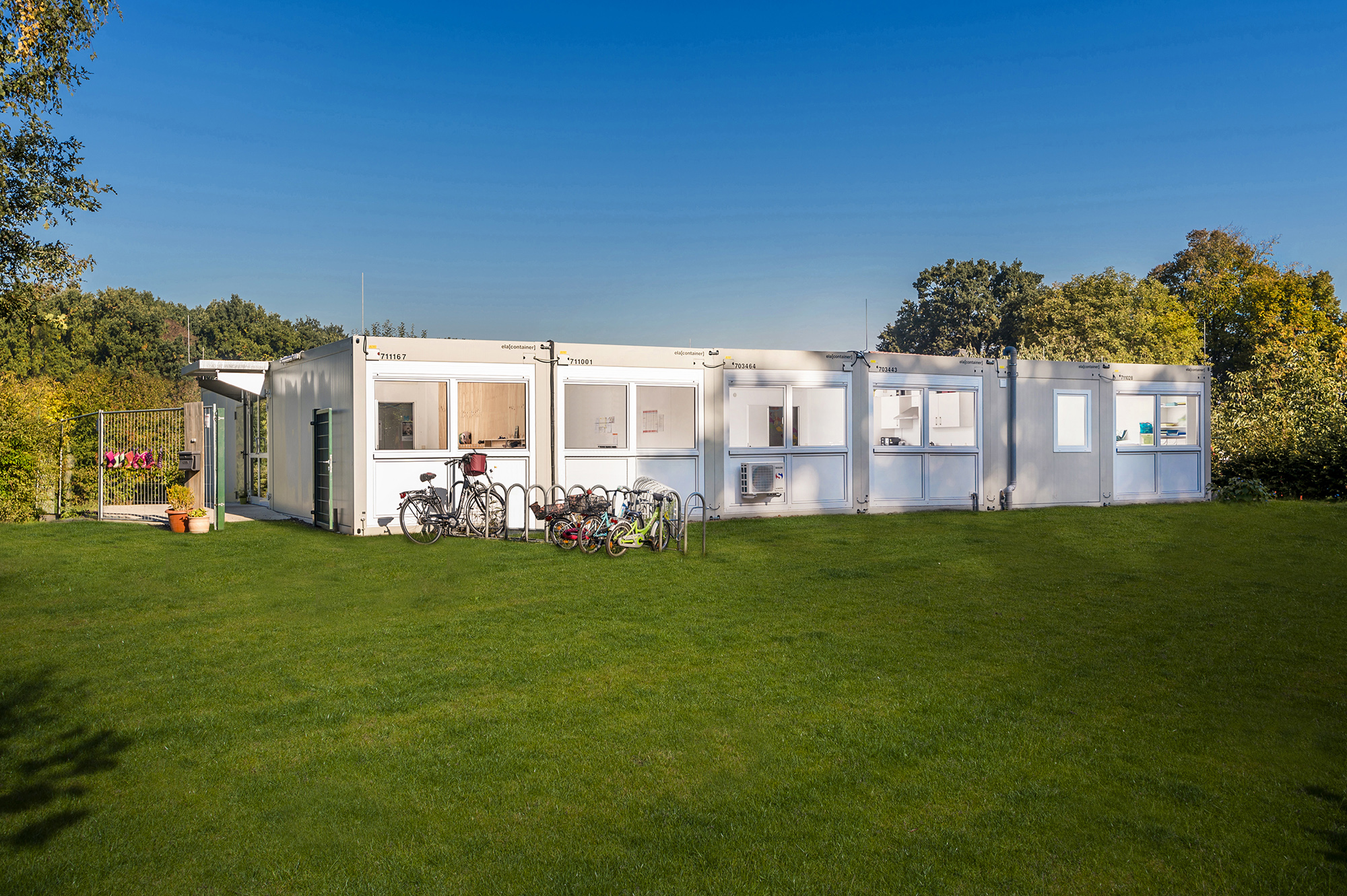 ELA Kita Salzbergen ELA Container - Kita Salzbergen Frontansicht