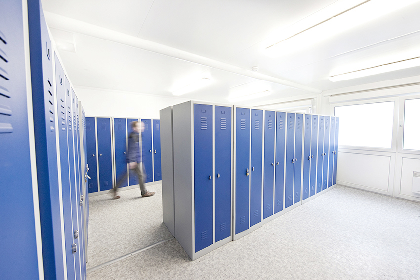 ELA Container - Umkleide blau