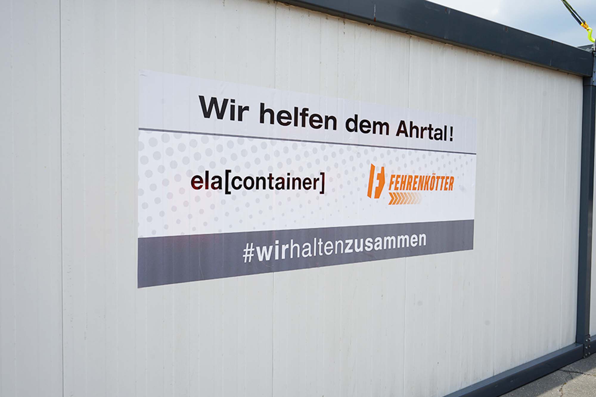 ELA Container und Fehrenkötter mit dem Motto #wirhaltenzusammen ELA Container und Fehrenkötter mit dem Motto #wirhaltenzusammen