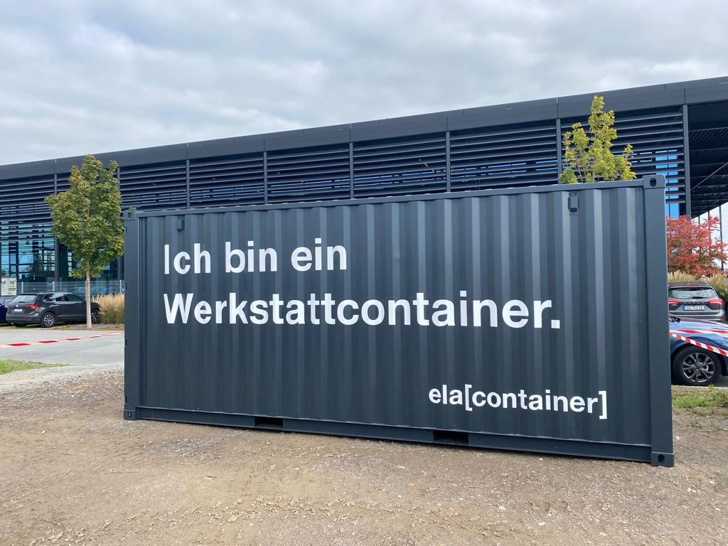 ELA Werkstattcontainer auf den Coreum Praxistagen ELA Werkstattcontainer auf den Coreum Praxistagen