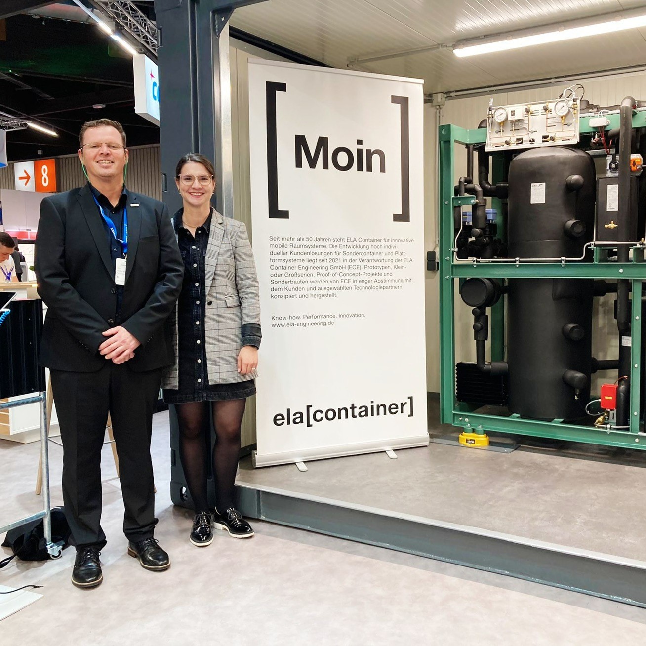 Das Team von ELA Container Engineering auf der Chillventa 2022