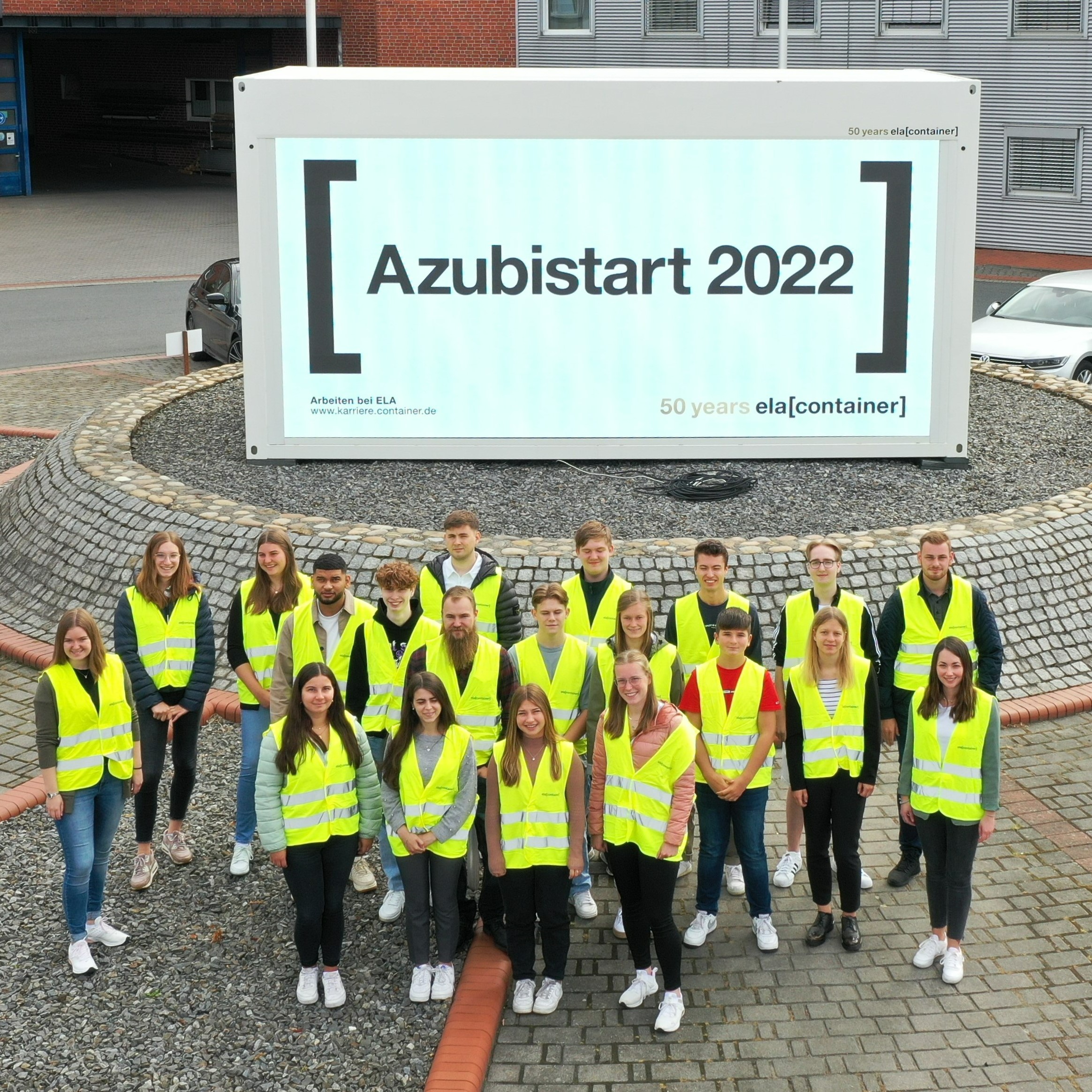 Azubistart 2022 bei ELA Container