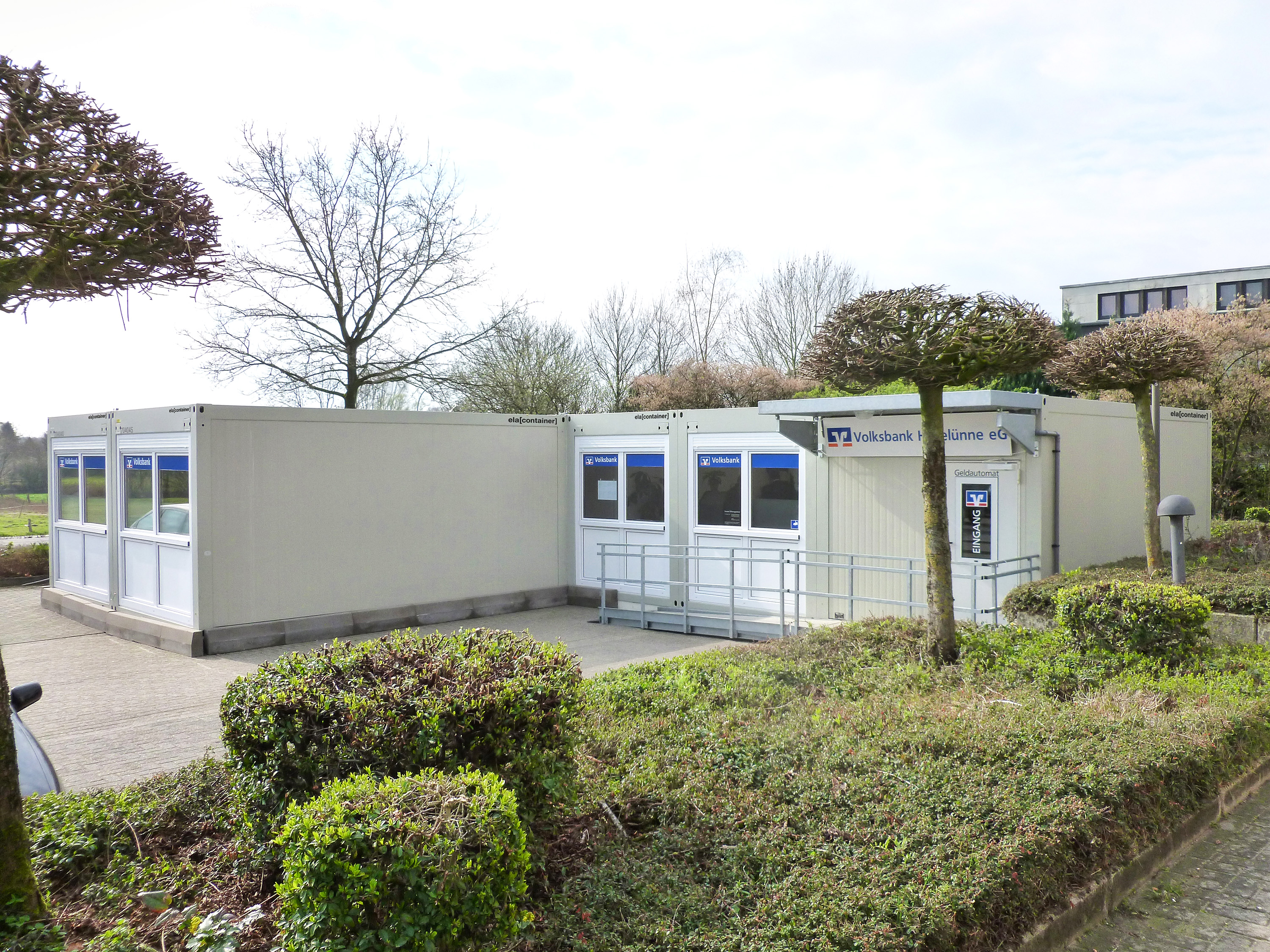 Bankgebäude in Herzlake aus ELA Containern Bankgebäude in Herzlake aus ELA Containern