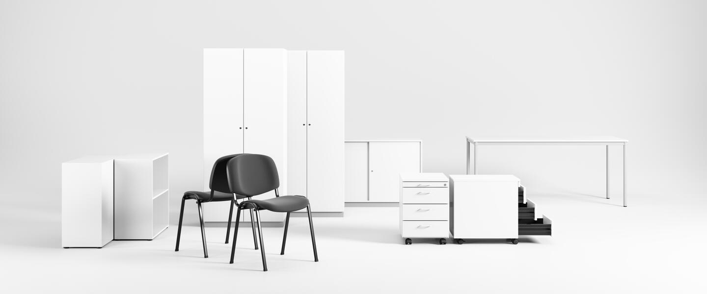 Mobiliar für die Container (Stuhl, Schränke usw.)