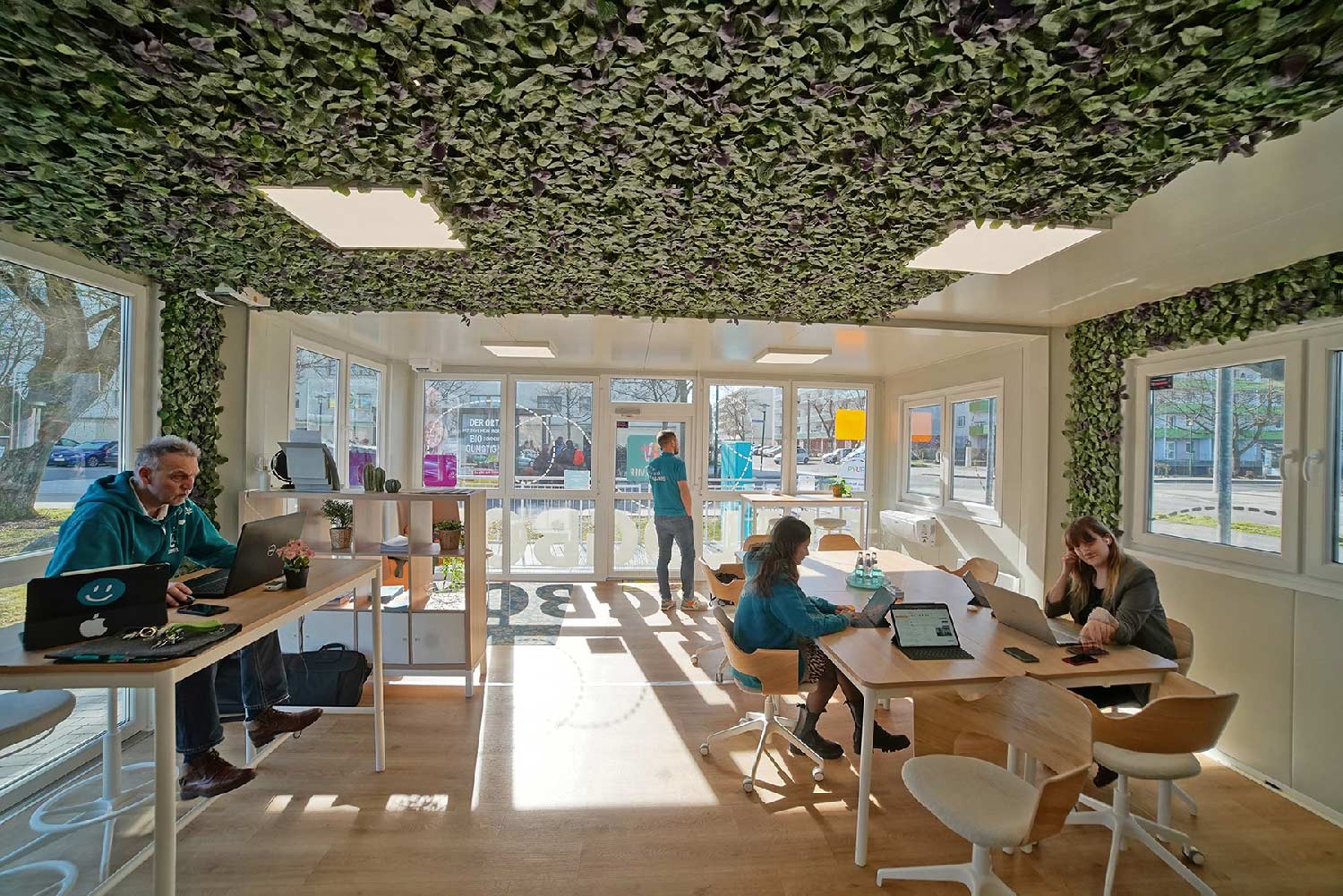 Aufenthaltscontainer von Innen