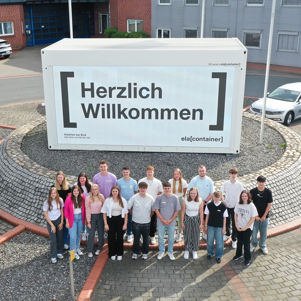 Azubisstart 2024 bei ELA Container