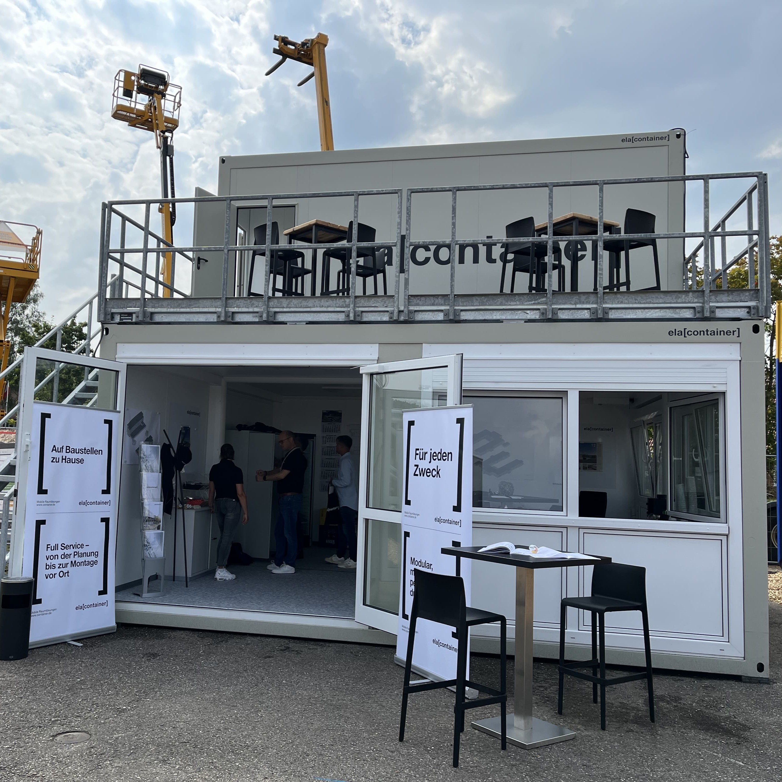 Messestand von ELA Container auf der NordBau 2024