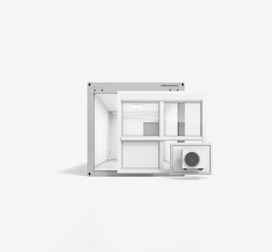 Rendering von einem ELA Container von Außen