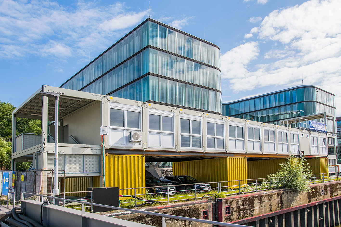 Containeranlage von außen Containeranlage von außen