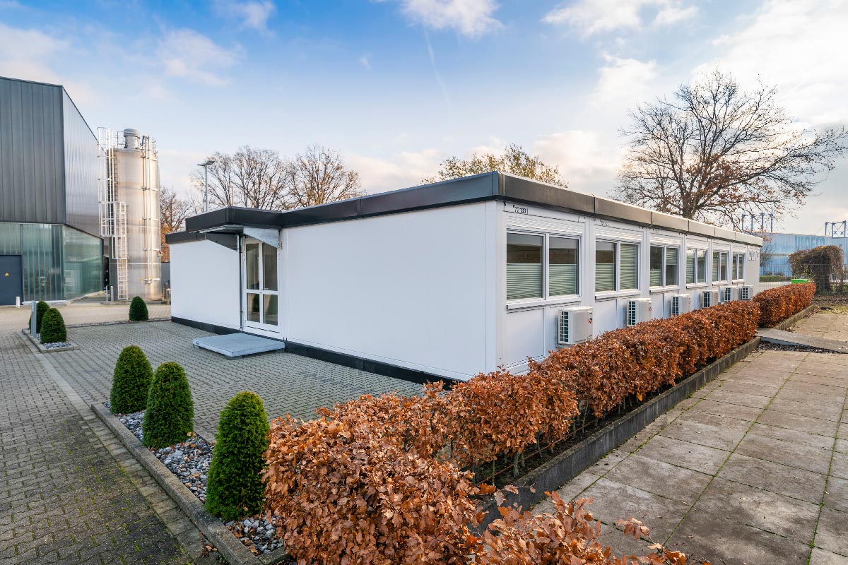 Bürocontainer von Außen