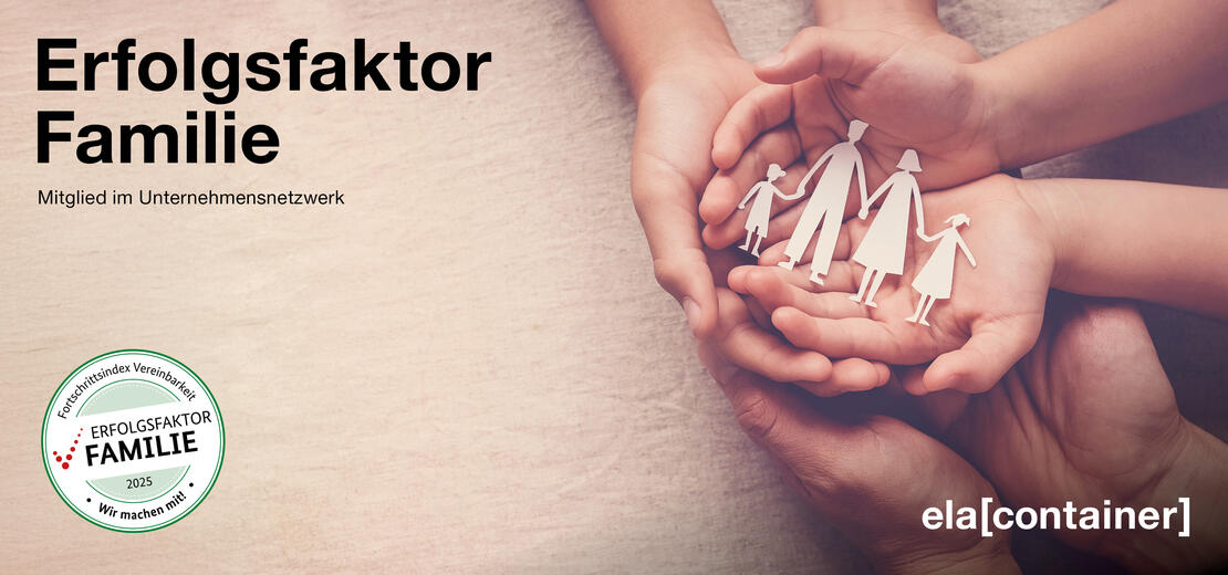 ELAs Mitgliedschaft im Unternehmensnetzwerk „Erfolgsfaktor    Familie“
