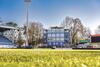 Aussenansicht des SV Meppen VIP-Towers von ELA Container