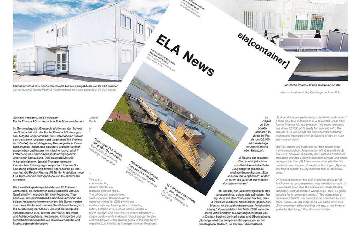 Die neue ELA NEWS Nr. 41 ist da! | ELA Container Deutschland