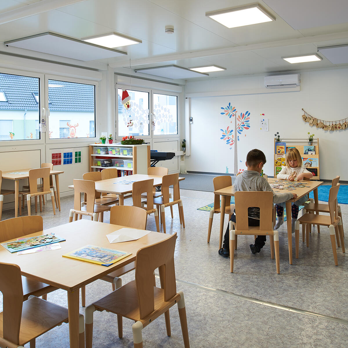 Kindergarten aus ELA Containern in Kelsterbach | ELA Container Deutschland