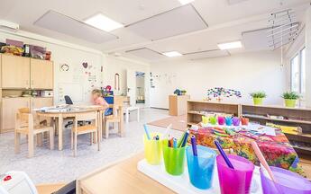 Kindergartenerweiterung in Salzbergen ELA Container - Kindergarten in Containeranlage Gruppenraum