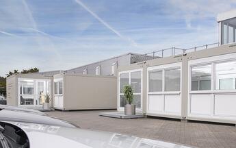 ELA Container hält Lösungen für kurzfristigen Raumbedarf parat ELA Container - Schnelle Anlieferung, sofortiger Einzug