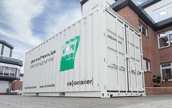 ELA Container und Hommel Hercules Werkzeughandel präsentieren neuen Werkstattcontainer ELA Container - Neuer Werkstattcontainer