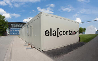 ELA stellt Schulungsräume für die Bauwirtschaft ELA Container - Bau ABC in Containern
