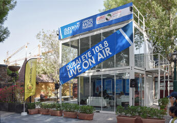 ELA Container - Mobiles Radiostudio aus ELA Containern in Dubai