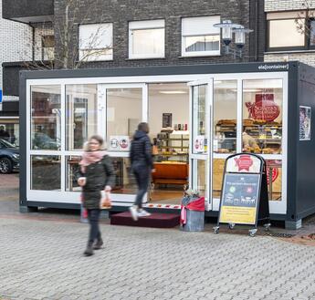 Backshop aus ELA Containern Backshop aus ELA Containern