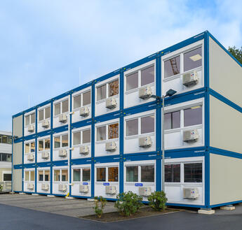 Büroanlage bei Mainka Bau aus ELA Containern Büroanlage bei Mainka Bau aus ELA Containern