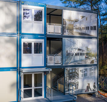 Treppenhaus der ELA Büroanlage Treppenhaus der ELA Büroanlage