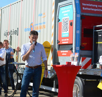 ELA Container auf der VDBUM-Roadshow mit ELA Lkw ELA Container auf der VDBUM-Roadshow mit ELA Lkw