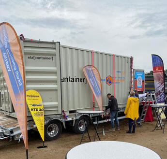 ELA Roadshow-Container auf der VDBUM-Roadshow präsent