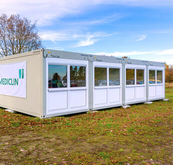 Reha-Klinik im ELA Container Reha-Klinik im ELA Container