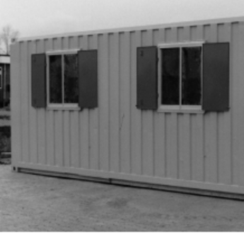Früherer Baucontainer der Firma ELA Container Früherer Baucontainer der Firma ELA Container