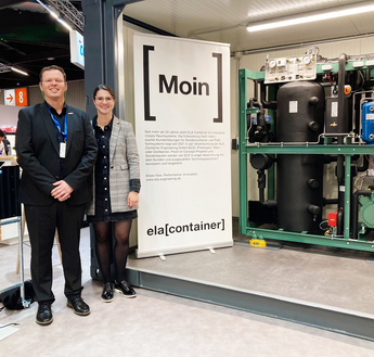 Messeauftritt der ELA Container Engineering auf der Chillventa 2022 Messeauftritt der ELA Container Engineering auf der Chillventa 2022