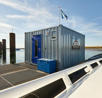 Trocknungscontainer von außen Trocknungscontainer von außen