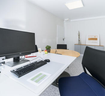 Büro Ansicht Schreibtisch