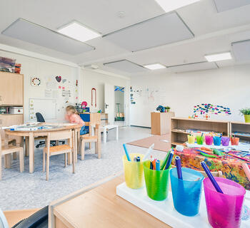 Kindergarten aus Container in Salzbergen Gruppenraum