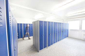 ELA Container - Umkleide blau