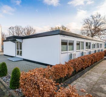 Bürocontainer von Außen