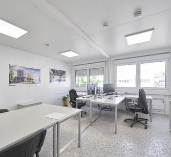 Bürocontainer von Innen