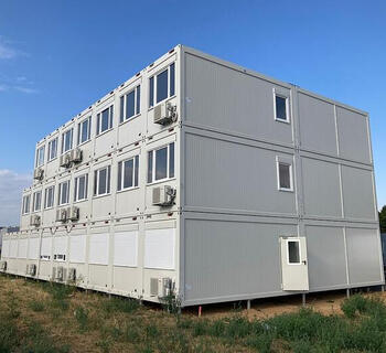 Große Baustelleneinrichtung