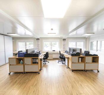 Bürocontainer von Innen