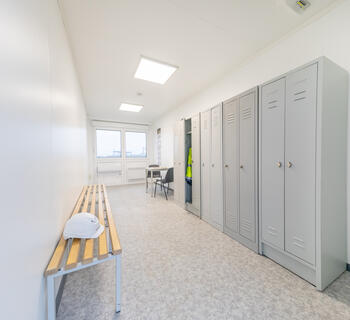 Umkleidecontainer innen