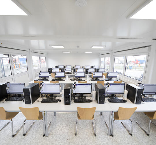 Schulungsraum bei der Meyer Werft