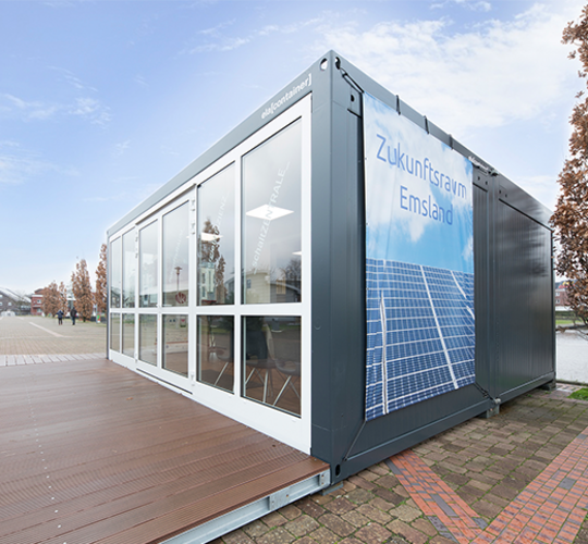 Mobiler Showroom aus ELA Containern