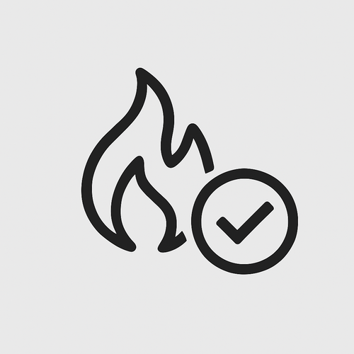 Brandschutzicon mit Haken