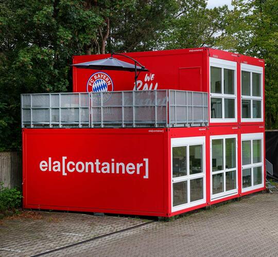 Vereinsheim Anlage von außen fotografiert