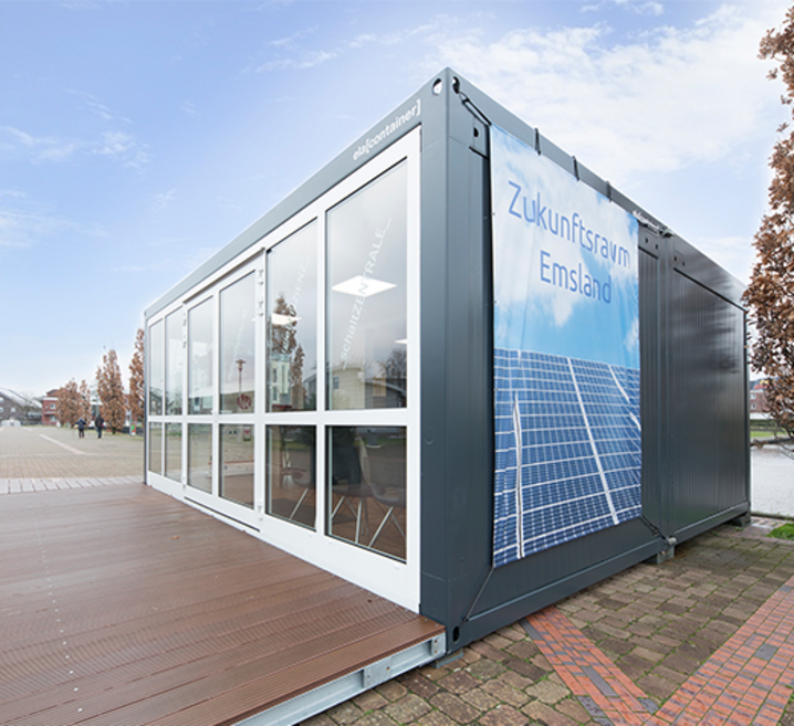 Mobiler Showroom aus ELA Containern
